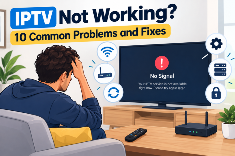 IPTV Not Working? 10 Common Problems and Fixes
